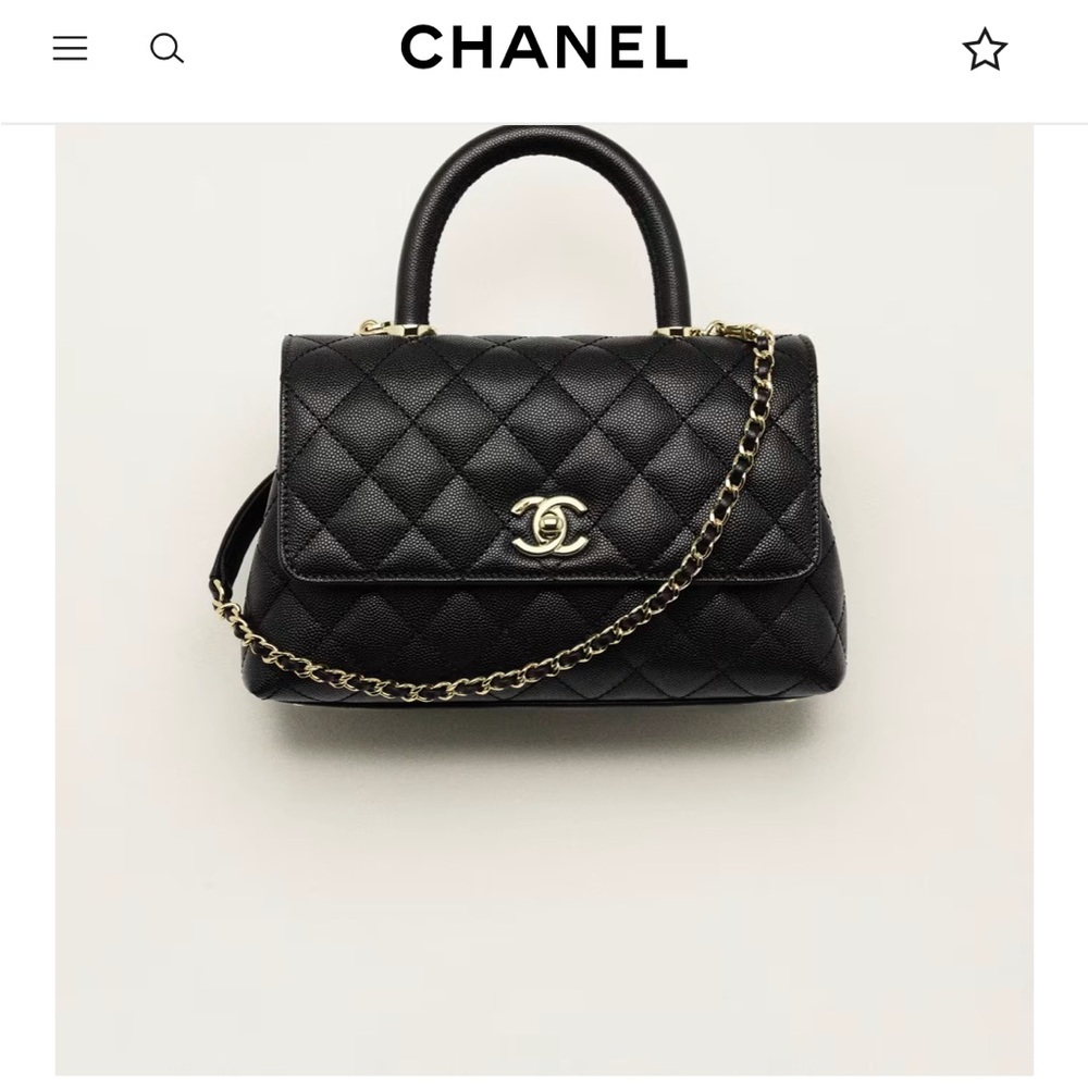 Band new with box and tags, 2024 Chanel Small Coco Handle